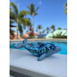 Sequin Dolphin Plushie